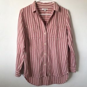 Madewell Striped Cotton Button Down